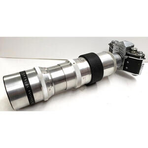 Ihagee Dresden Exakta VX 35mm Camera with Meyer-Optik 400mm Telemegor lens READ